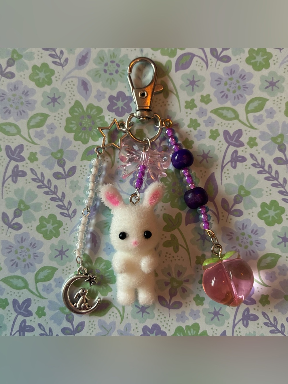 Handmade Calico Critter keychain